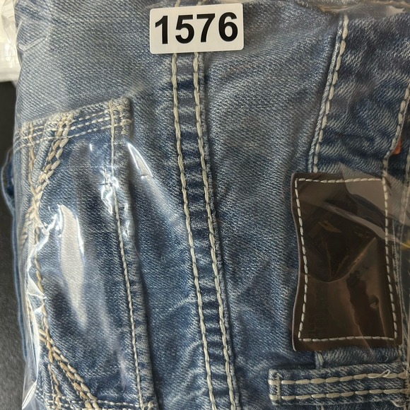 Rock & Roll Denim Jeans Women's 18R BB Gun Regular Fit Boot Cut Western Distress - Picture 16 of 16